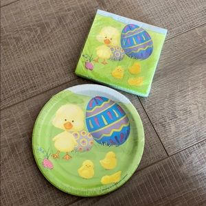 Easter Themed Napkins & Plates